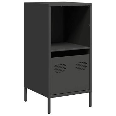 vidaXL Ντουλάπι Μαύρο 35x39x73,5cm από Χάλυβα Ψυχρής Έλασης 1 τεμ.