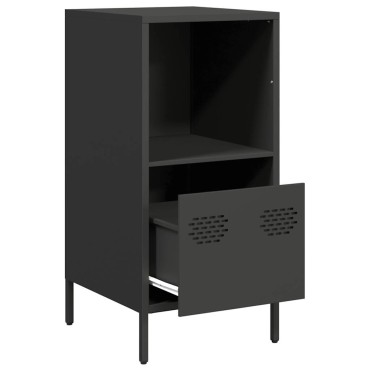 vidaXL Ντουλάπι Μαύρο 35x39x73,5cm από Χάλυβα Ψυχρής Έλασης 1 τεμ.