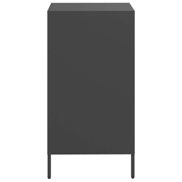 vidaXL Ντουλάπι Μαύρο 35x39x73,5cm από Χάλυβα Ψυχρής Έλασης 1 τεμ.