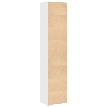 vidaXL Βιβλιοθήκη Γυαλιστερό Λευκό 40x30x189cm από Επεξ.Ξύλο 1 τεμ.