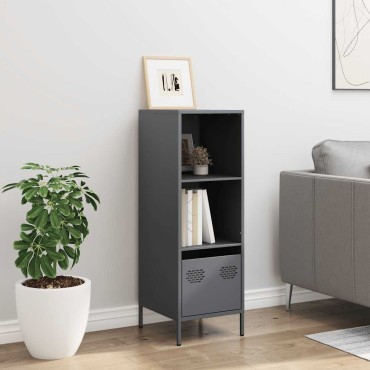 vidaXL Ντουλάπι Ανθρακί 35x39x103,5cm από Χάλυβα 1 τεμ.
