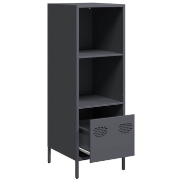 vidaXL Ντουλάπι Ανθρακί 35x39x103,5cm από Χάλυβα 1 τεμ.