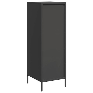 vidaXL Ντουλάπι Μαύρο 39x35x103,5cm από Ατσάλι 1 τεμ.