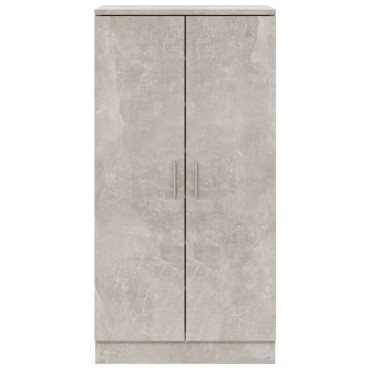 vidaXL Παπουτσοθήκη Γκρι Σκυροδέματος 55x35x108cm Επεξεργασμένο Ξύλο