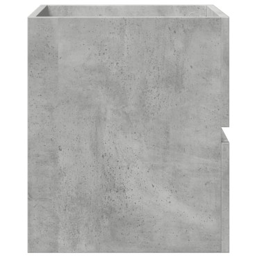 vidaXL Ντουλάπι Νιπτήρα Γκρι Σκυροδ. 41x38,5x45cm Επεξεργασμένο Ξύλο 1 τεμ.