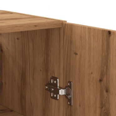 vidaXL Ντουλάπι Τοίχου Αρτισιανή Δρυς 69,5x34x90cm από Επεξεργ. Ξύλο 1 τεμ.