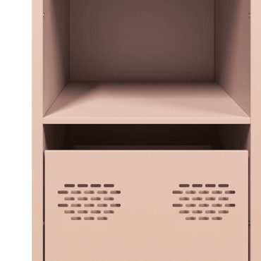 vidaXL Ντουλάπι Ροζ 101,5x39x73,5cm από Χάλυβα Ψυχρής Έλασης 1 τεμ.