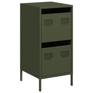 vidaXL Ντουλάπι Λαδί 35x39x73,5cm από Χάλυβα Ψυχρής Έλασης 1 τεμ.