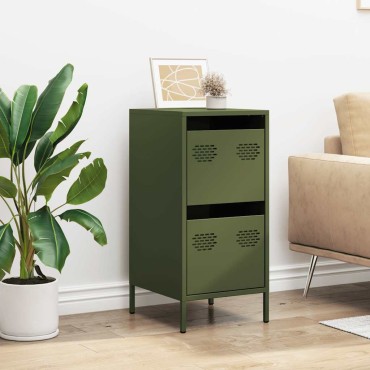 vidaXL Ντουλάπι Λαδί 35x39x73,5cm από Χάλυβα Ψυχρής Έλασης 1 τεμ.