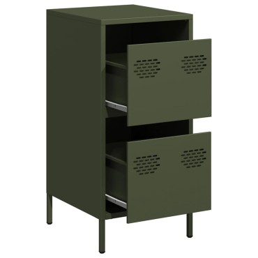 vidaXL Ντουλάπι Λαδί 35x39x73,5cm από Χάλυβα Ψυχρής Έλασης 1 τεμ.