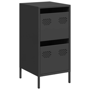 vidaXL Ντουλάπι Μαύρο 35x39x73,5cm από Χάλυβα Ψυχρής Έλασης 1 τεμ.