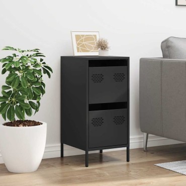 vidaXL Ντουλάπι Μαύρο 35x39x73,5cm από Χάλυβα Ψυχρής Έλασης 1 τεμ.