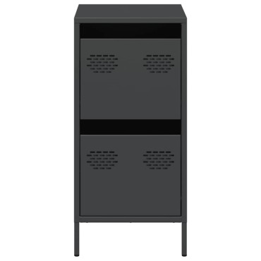 vidaXL Ντουλάπι Μαύρο 35x39x73,5cm από Χάλυβα Ψυχρής Έλασης 1 τεμ.