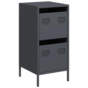 vidaXL Ντουλάπι Ανθρακί 35x39x73,5cm από Χάλυβα Ψυχρής Έλασης 1 τεμ.