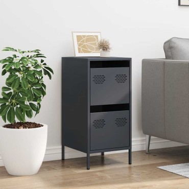 vidaXL Ντουλάπι Ανθρακί 35x39x73,5cm από Χάλυβα Ψυχρής Έλασης 1 τεμ.