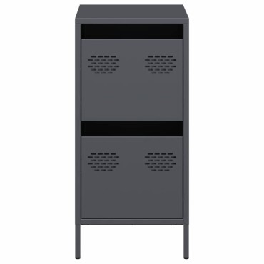 vidaXL Ντουλάπι Ανθρακί 35x39x73,5cm από Χάλυβα Ψυχρής Έλασης 1 τεμ.