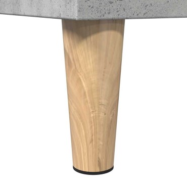 vidaXL Ντουλάπι Μπάνιου Γκρι Σκυροδέματος 30x30x190cm Επεξ. Ξύλο 1 τεμ.