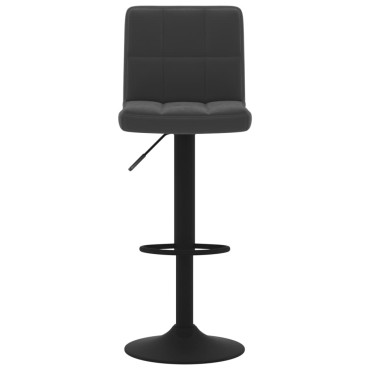 vidaXL Σκαμπό Μπαρ Μαύρο Βελούδινο 40x47x(90-111)cm 1 τεμ.