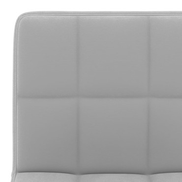 vidaXL Σκαμπό Μπαρ Ανοιχτό Γκρι Βελούδινο 40x47x(90-111)cm 1 τεμ.