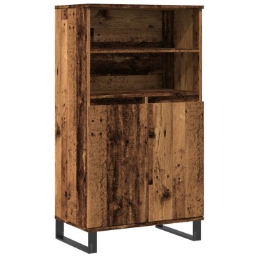 vidaXL Ντουλάπι Όψη Παλαιού Ξύλου 60x36x110cm από Επεξεργασμένο Ξύλο 1 τεμ.