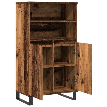 vidaXL Ντουλάπι Όψη Παλαιού Ξύλου 60x36x110cm από Επεξεργασμένο Ξύλο 1 τεμ.