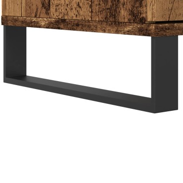 vidaXL Ντουλάπι Όψη Παλαιού Ξύλου 60x36x110cm από Επεξεργασμένο Ξύλο 1 τεμ.