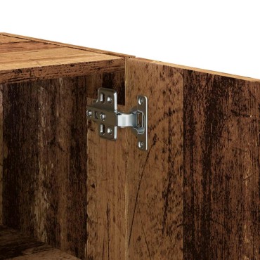 vidaXL Ντουλάπι Τοίχου Όψη Παλαιού Ξύλου 60x31x60cm Επεξεργασμένο Ξύλο 1 τεμ.