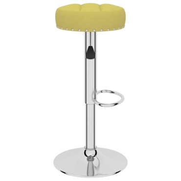 vidaXL Σκαμπό Μπαρ 2 τεμ. Πράσινα Υφασμάτινα 38,5x38,5x(63-83)cm
