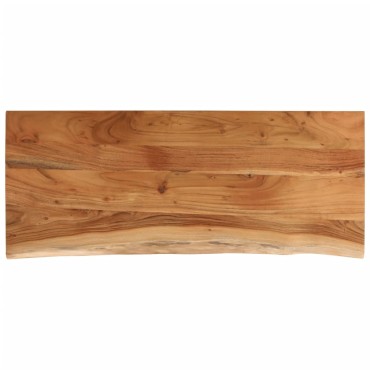 vidaXL Επιφάνεια Τραπεζιού Ορθογώνια 100x40x2,5cm Μασίφ Ξύλο Ακακίας 1 τεμ.