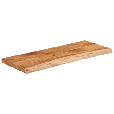 vidaXL Επιφάνεια Τραπεζιού Ορθογώνια 100x40x2,5cm Μασίφ Ξύλο Ακακίας 1 τεμ.