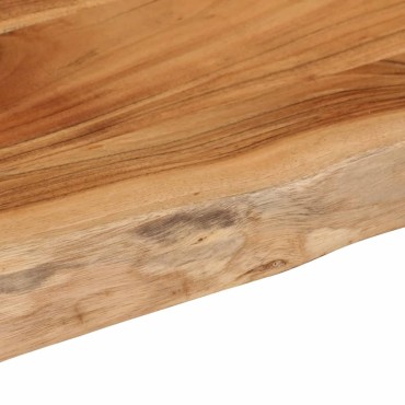 vidaXL Επιφάνεια Τραπεζιού Ορθογώνια 100x40x2,5cm Μασίφ Ξύλο Ακακίας 1 τεμ.