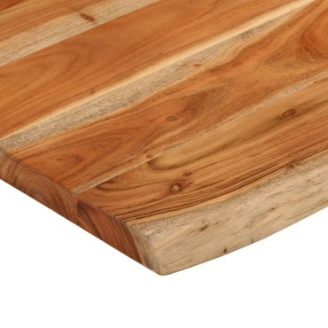 vidaXL Πάγκος Μπάνιου Ορθογώνιος 70x60x2,5cm από Μασίφ Ξύλο Ακακίας