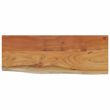 vidaXL Ράφι Επιτοίχιο Ορθ. Live Edge 50x20x3,8cm Μασίφ Ξύλο Ακακίας