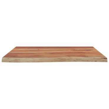 vidaXL Πάγκος Μπάνιου Ορθογώνιος 80x60x2,5cm από Μασίφ Ξύλο Ακακίας