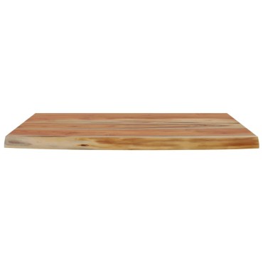 vidaXL Ράφι Επιτοίχιο Ορθ. Live Edge 60x40x3,8cm Μασίφ Ξύλο Ακακίας