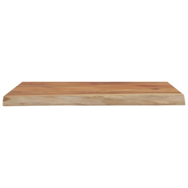 vidaXL Ράφι Επιτοίχιο Ορθ. Live Edge 40x30x3,8cm Μασίφ Ξύλο Ακακίας