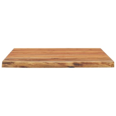 vidaXL Ράφι Επιτοίχιο Ορθ. Live Edge 40x40x3,8cm Μασίφ Ξύλο Ακακίας