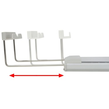 vidaXL Λάμπα Ενυδρείου LED 80-90 εκ. από Αλουμίνιο IP67