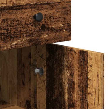 vidaXL Ντουλάπι Όψη Παλαιού Ξύλου 70x30x80cm από Επεξεργασμένο Ξύλο 1 τεμ.
