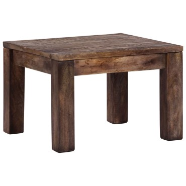vidaXL Τραπεζάκι Σαλονιού 50x50x35cm από Μασίφ Ξύλο Μάνγκο 1 τεμ.