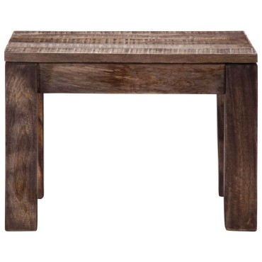 vidaXL Τραπεζάκι Σαλονιού 50x50x35cm από Μασίφ Ξύλο Μάνγκο 1 τεμ.