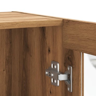 vidaXL Μπουφές Αρτισιανή Δρυς 120x30,5x70cm από Επεξεργασμένο Ξύλο 1 τεμ.
