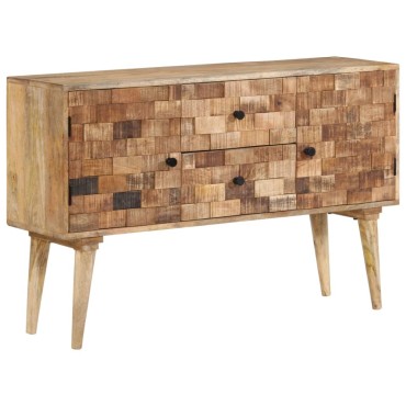 vidaXL Μπουφές 110x30x70cm από Μασίφ Ξύλο Μάνγκο 1 τεμ.