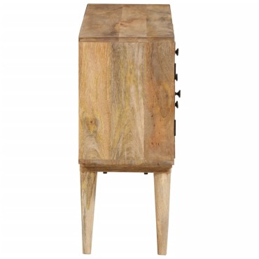 vidaXL Μπουφές 110x30x70cm από Μασίφ Ξύλο Μάνγκο 1 τεμ.