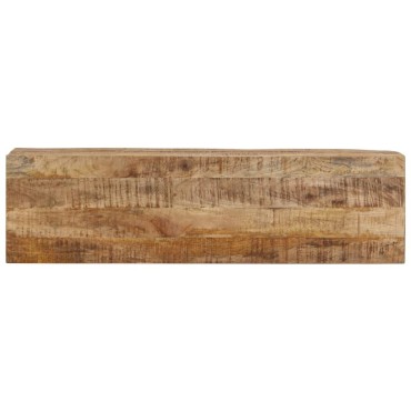 vidaXL Τραπέζι Κονσόλα 110x30x75cm Μασίφ Ακατ. Ξύλο Μάνγκο/Σίδηρο 1 τεμ.