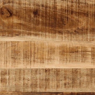 vidaXL Τραπέζι Κονσόλα 112x36x76cm από Μασίφ Ξύλο Μάνγκο/Σίδερο 1 τεμ.