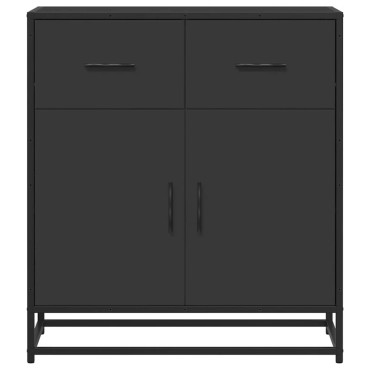 vidaXL Συρταριέρα Μαύρο 68x35x76cm Κατασκευασμένο ξύλο 1 τεμ.