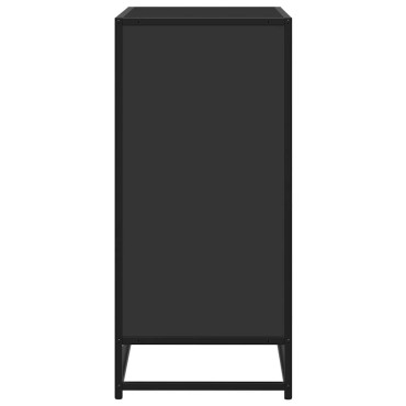 vidaXL Συρταριέρα Μαύρο 68x35x76cm Κατασκευασμένο ξύλο 1 τεμ.