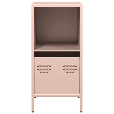 vidaXL Ντουλάπι Ροζ 35x39x73,5cm από Χάλυβα Ψυχρής Έλασης 1 τεμ.