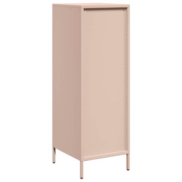 vidaXL Ντουλάπι Ροζ 39x35x103,5cm από Ατσάλι 1 τεμ.